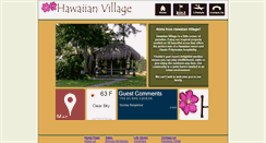 Desktop Screenshot of hawaiianvillagemhc.com
